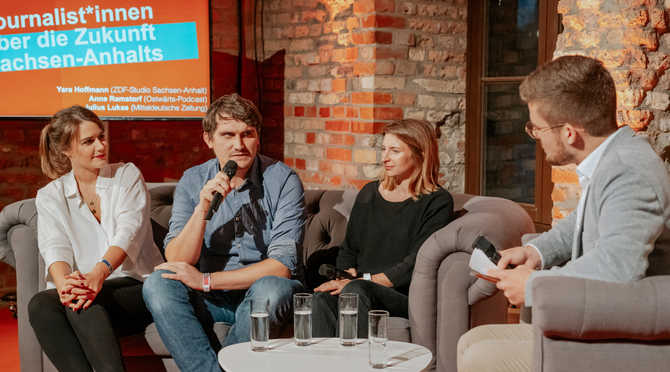 Journalist*innen im Gespräch über die Zukunft Sachsen-Anhalts