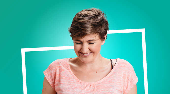 Hierbleiben-Botschafterin: Cécile Echard