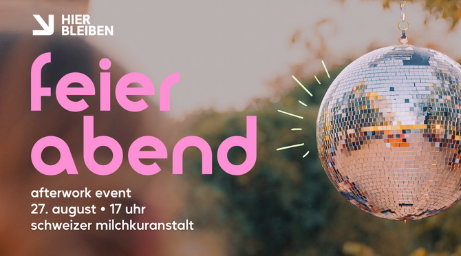hierbleiben FEIERABEND - zurück, wo alles begann