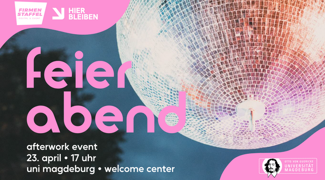 hierbleiben FEIERABEND X FIRMENSTAFFEL X UNI MAGDEBURG